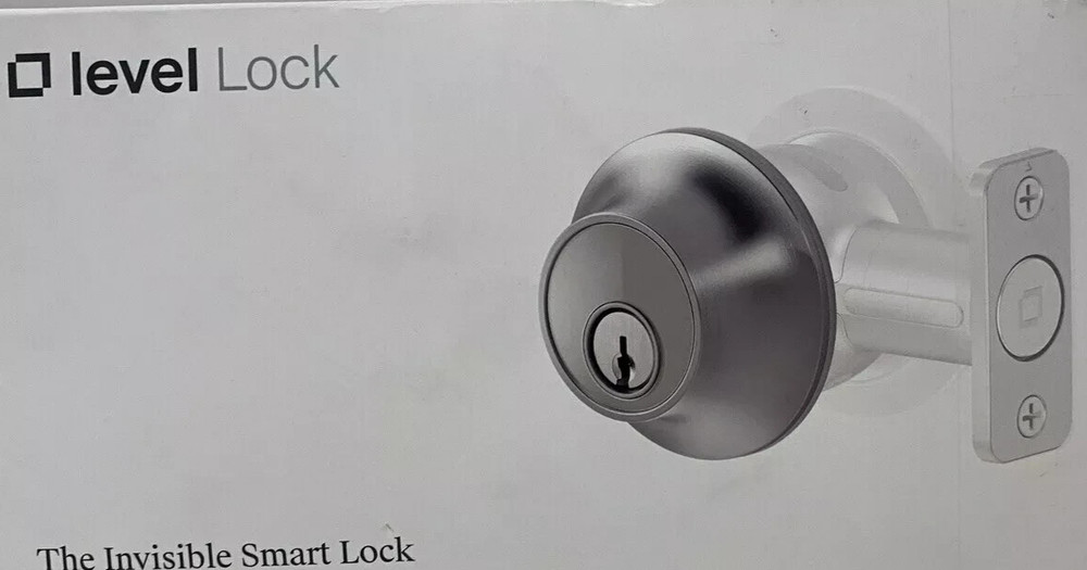 Level Lock - The Invisible Smart Lock - Black Matte-sealed box