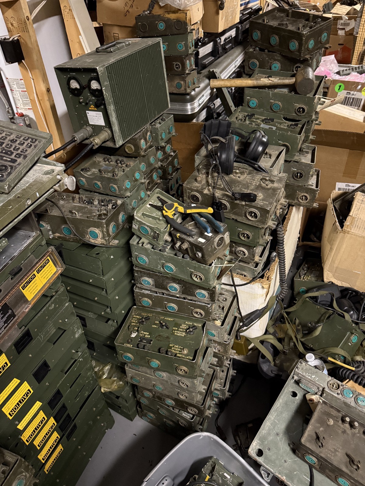 AM-1780 Master Control Stations VIC-1 Intercom Radio Display, Parts Or repair