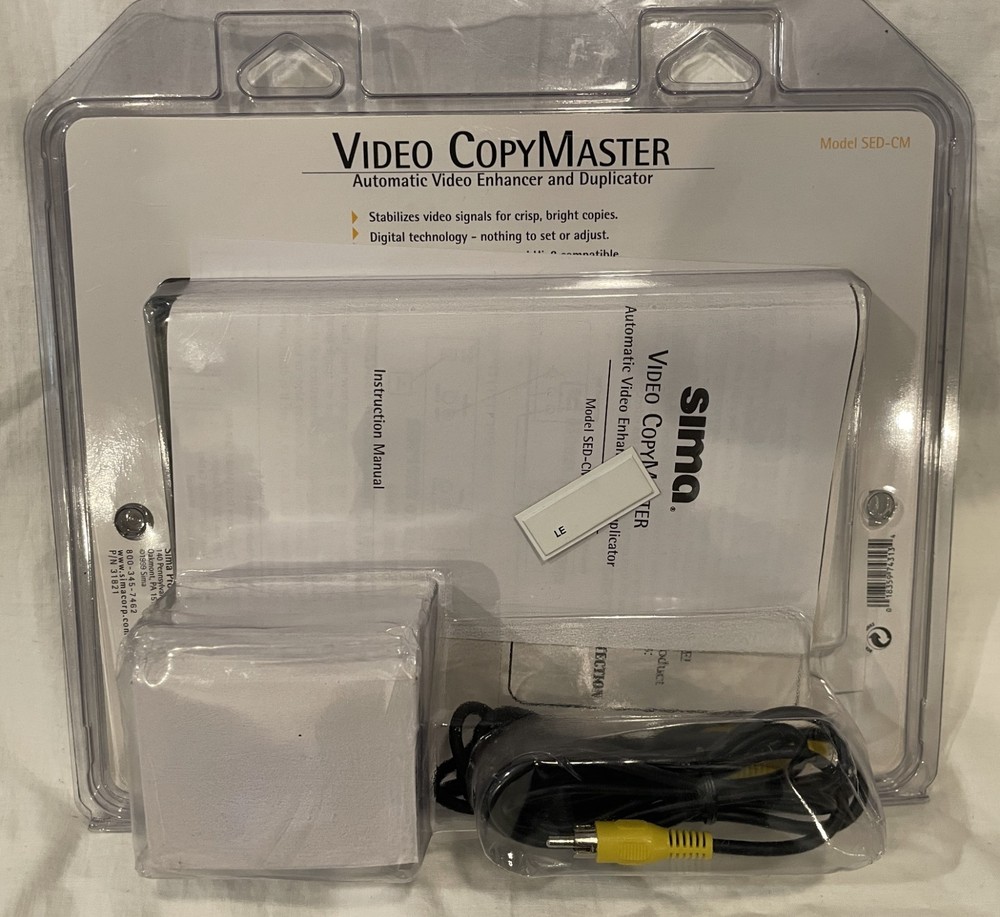 Sima Video CopyMaster Video Enhancer & Duplicator SED-CM