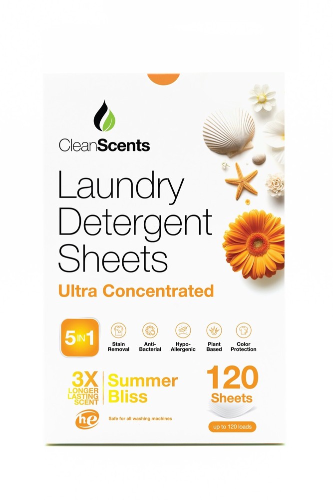 CleanScents Laundry Detergent Sheets