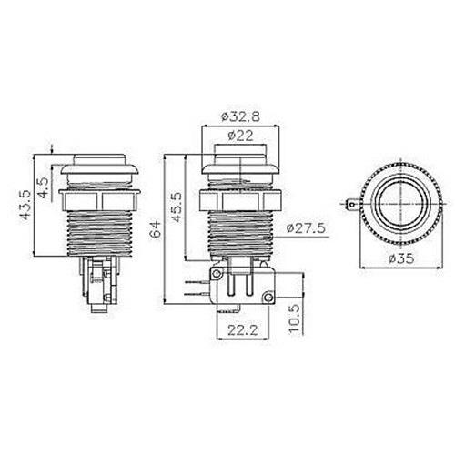 2 Players Arcade Buttons and Joystick Kit Controller USB Encoder MAME HAPP DIY