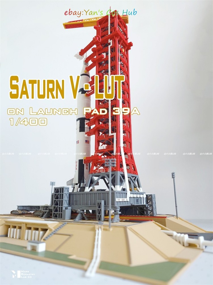 1:400 Saturn V Launch Pad 3D Printed Model Gift New
