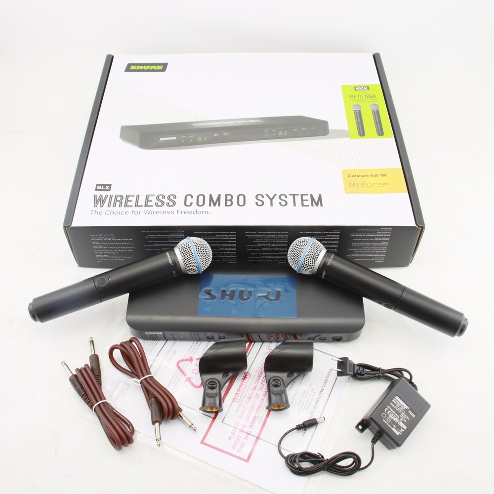 BLX288 / Beta 58A Wireless Vocal System w/2 BETA58 Microphones Express