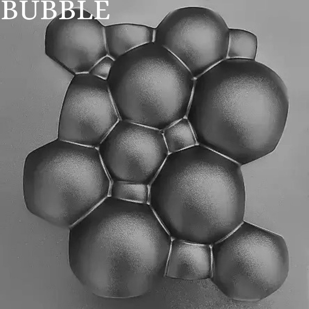 Mold For 3D Panel BUBBLE Molds Plaster Wall Art Decor ABS Plastic Form
