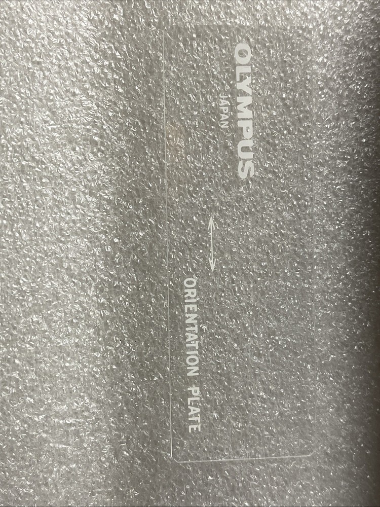 Olympus Microscope Orientation Plate Slide Only
