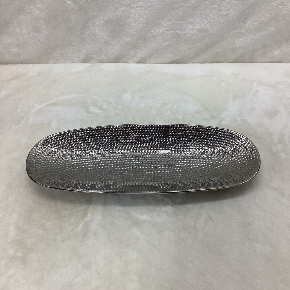 Helio Ceramic Platter By Torre & Tagus- Ceramic Silver