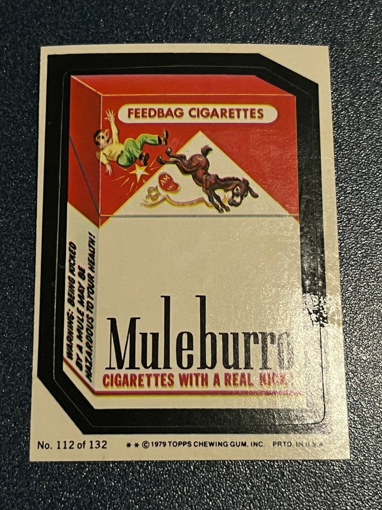 1979 Wacky Packages 2nd Series Rerun Complete Your Set U PICK