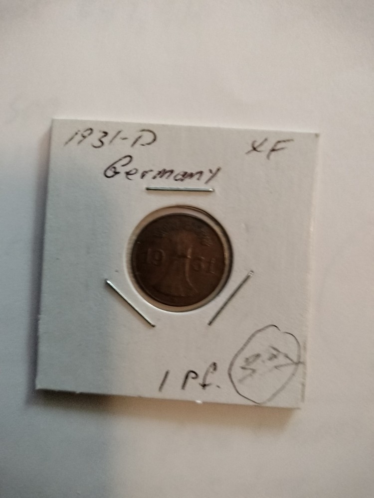 1931-D German 1 PF Uncertified