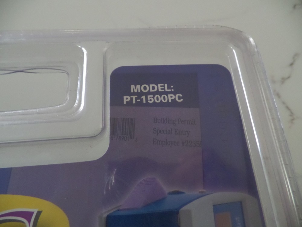 SEALED! Brother P Touch PC Graphic Computer Label Printer MODEL# PT-1500PC BNIB