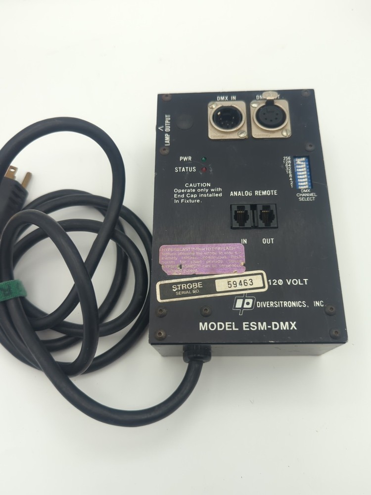 Diversitronics ESM-DMX Controlled Strobe Supplies For Source Four Lekos