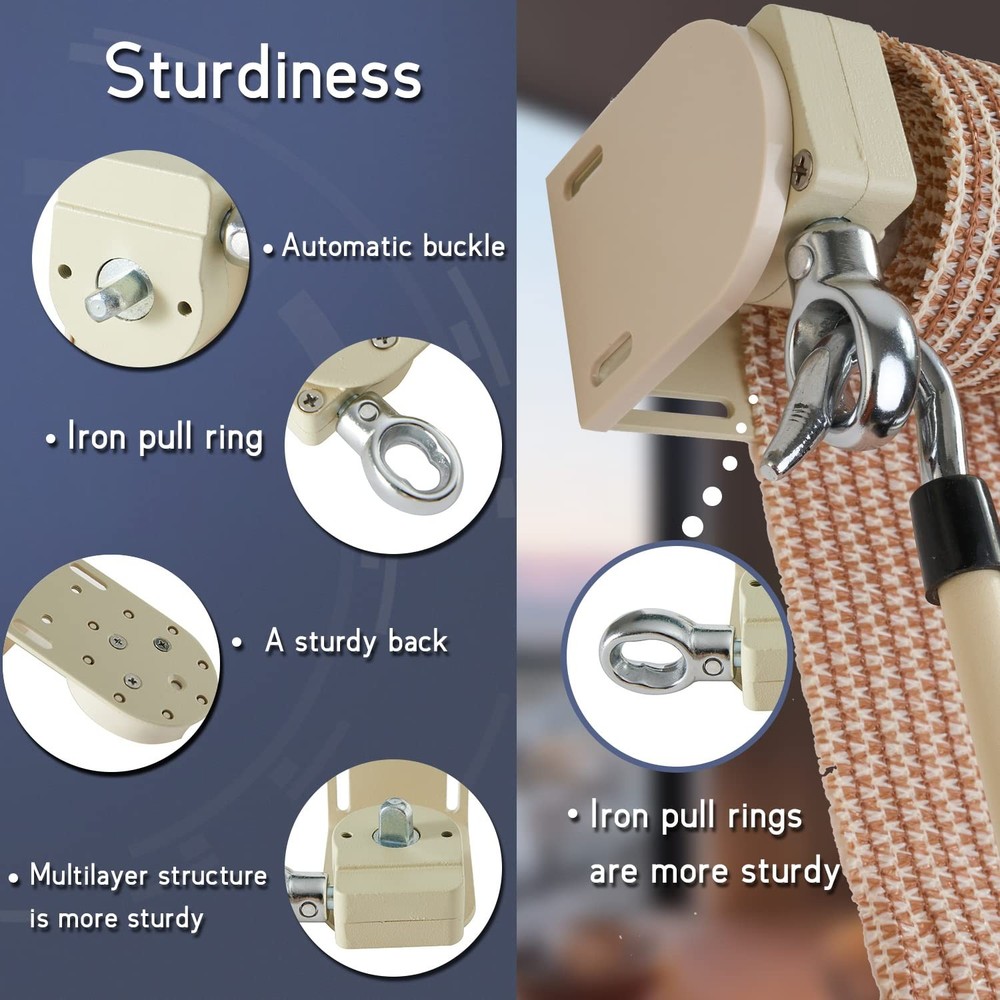 Sunshade Bracket, Compatible with Coolaroo External Roller Blind, Upgraded to...