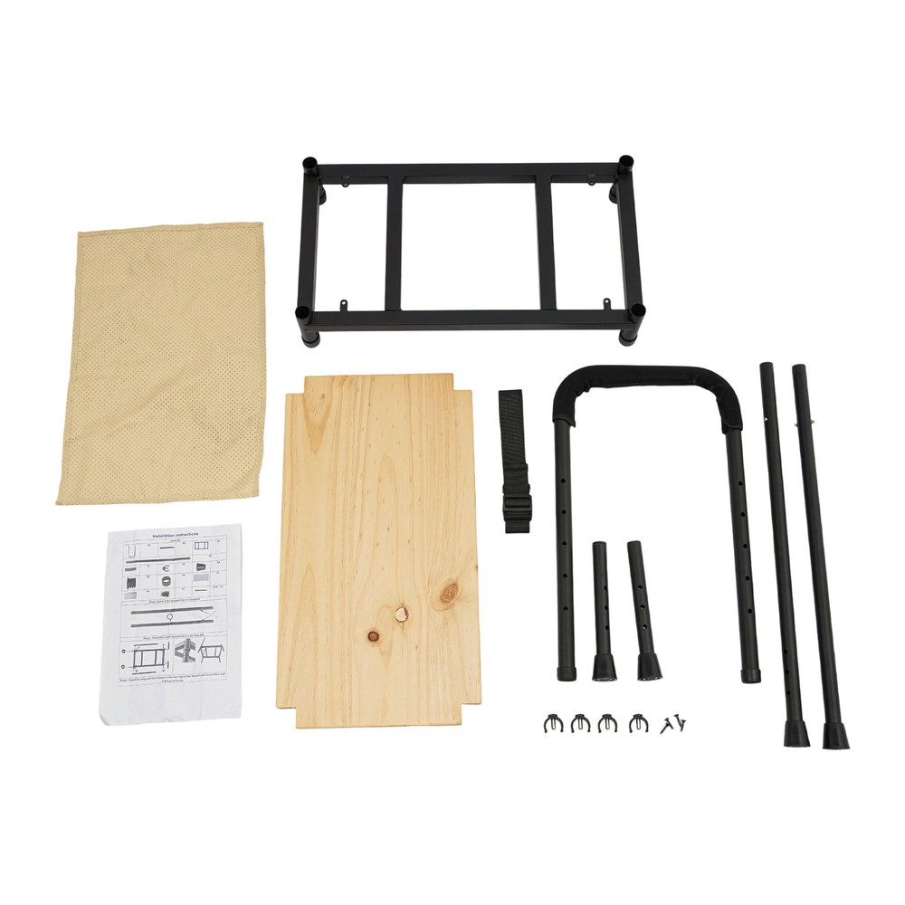 Adjustable Bed Step Stool with Handle for Elderly Seniors 400lbs Capacity