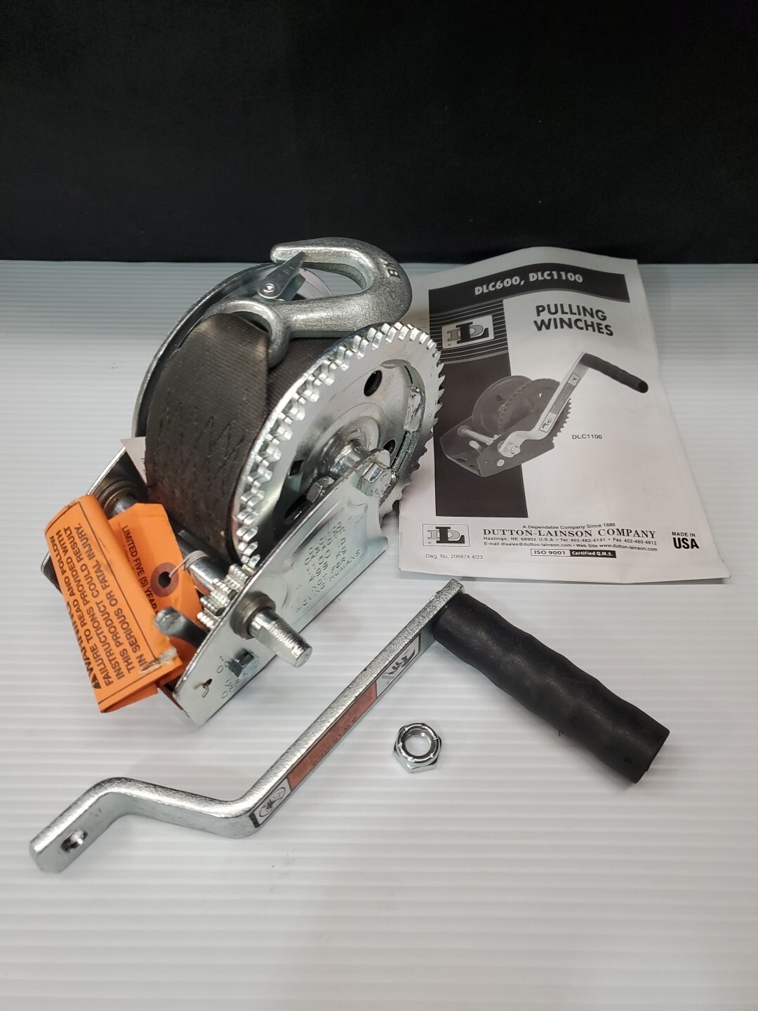 Dutton-Lainson DLC1100 Pulling Winch With 20ft Strap