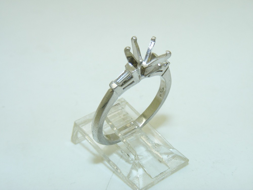 Platinum open setting Diamond Ring