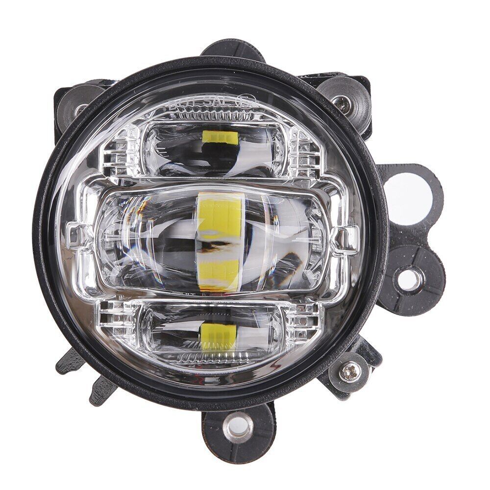 2X Chrome LED Fog Lights For Honda GL1800 Goldwing 1800 2002-2010 Plug and Play