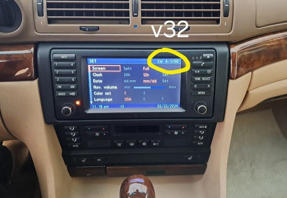 BMW MK4 V32 Software Update Disc DVD CD Navigation Computer E38 E39 E46 E53 E85