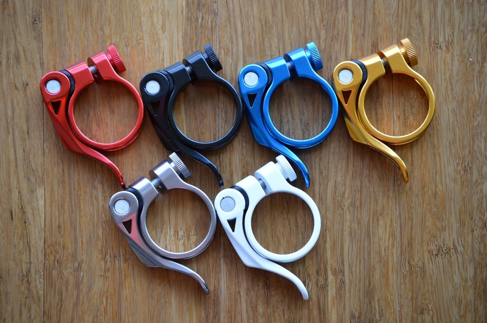--- Modifiedcomponents KC89 Seat Post CLAMP Size: 34.9 mm --- Quick Release--*