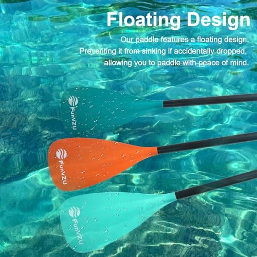 SUP Paddle, Stand Up Paddle Board Paddle Lightweight Adjustable 4 Lake Blue