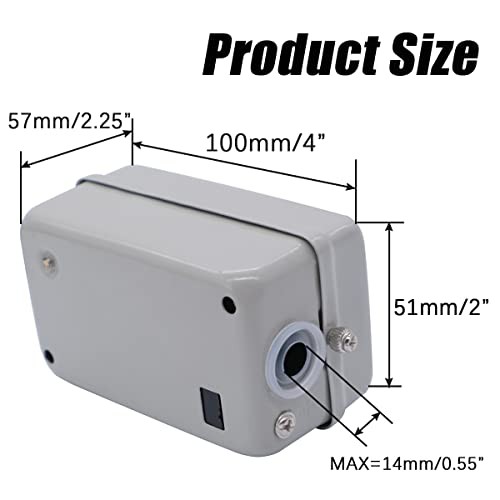 AC 220V/380V Push Button Switch On/Off Start Stop Switch 3 Phase Self Lock