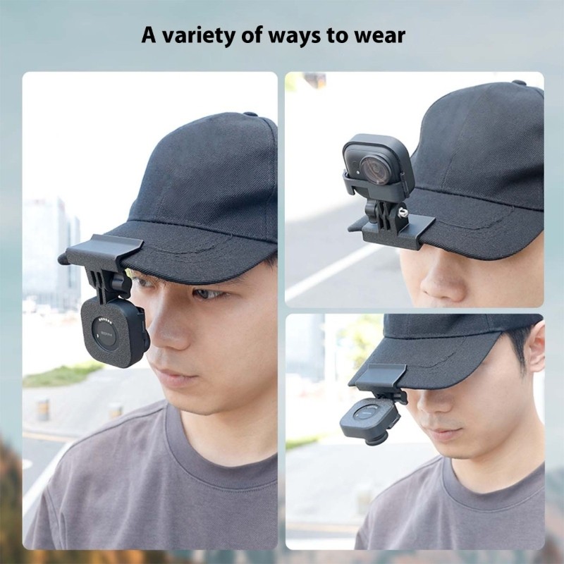 Hat Clip Mount Bracket For GO Ultra Action Camera Lightweight Adjustable