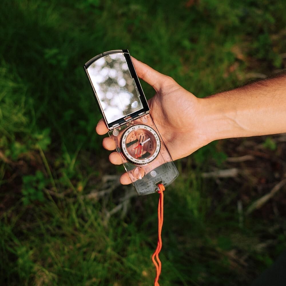 ProSight Sighting Map Compass with Adjustable Declination - Lightweight Orien...