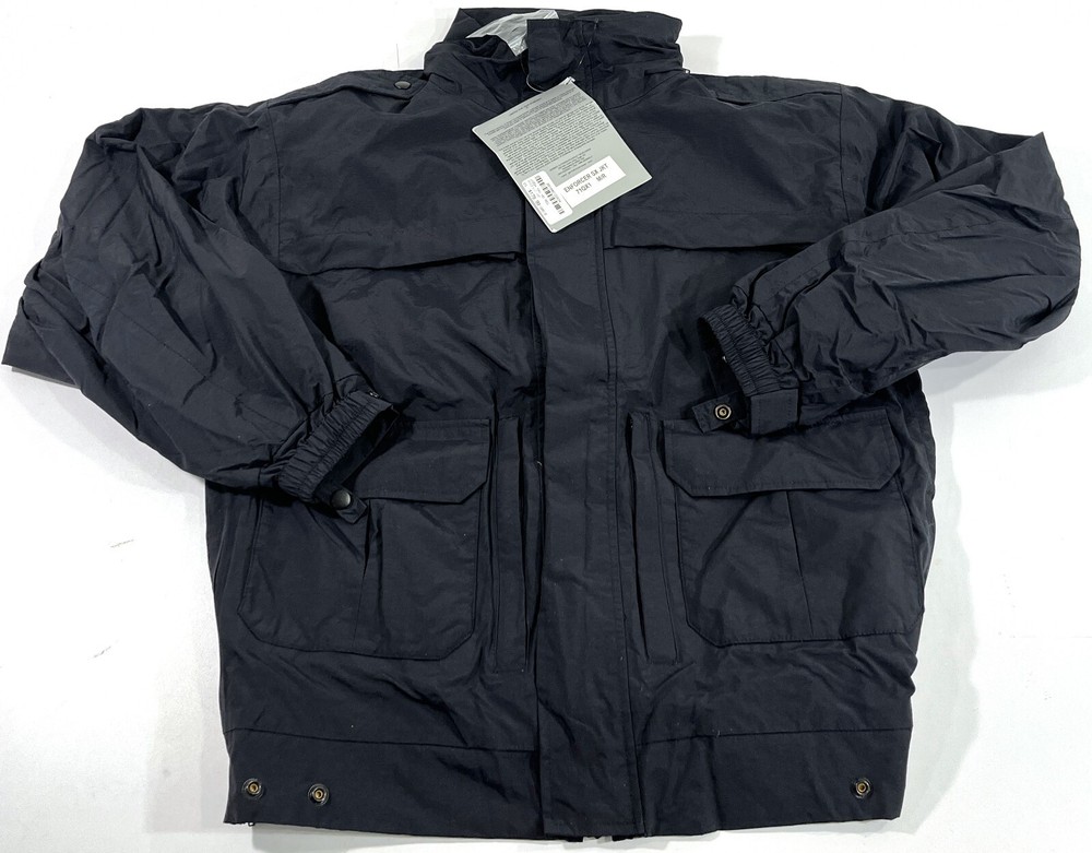NWT MEDIUM GERBER OUTERWEAR ENFORCER SX COAT 71QX1 SHELL JACKET NAVY REGULAR