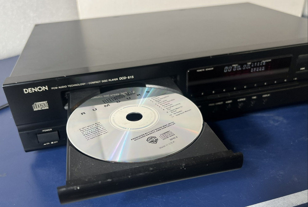 Denon DCD-615 CD Player - 20 Bit 8 Times Over Sampling Digital Filter TESTED!!