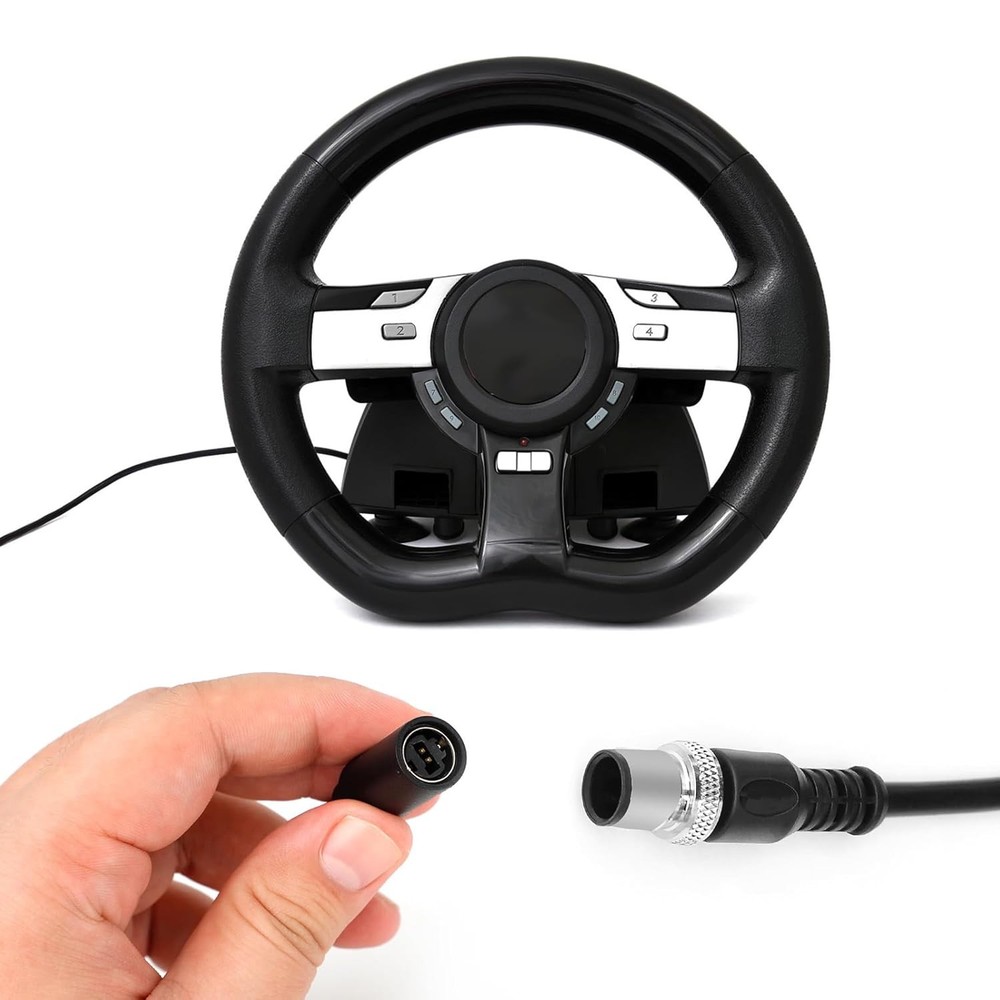 2PCS USB Breakaway Cable Adapter for Logitech G920 Thrustmaster Ferrari 458 Whee