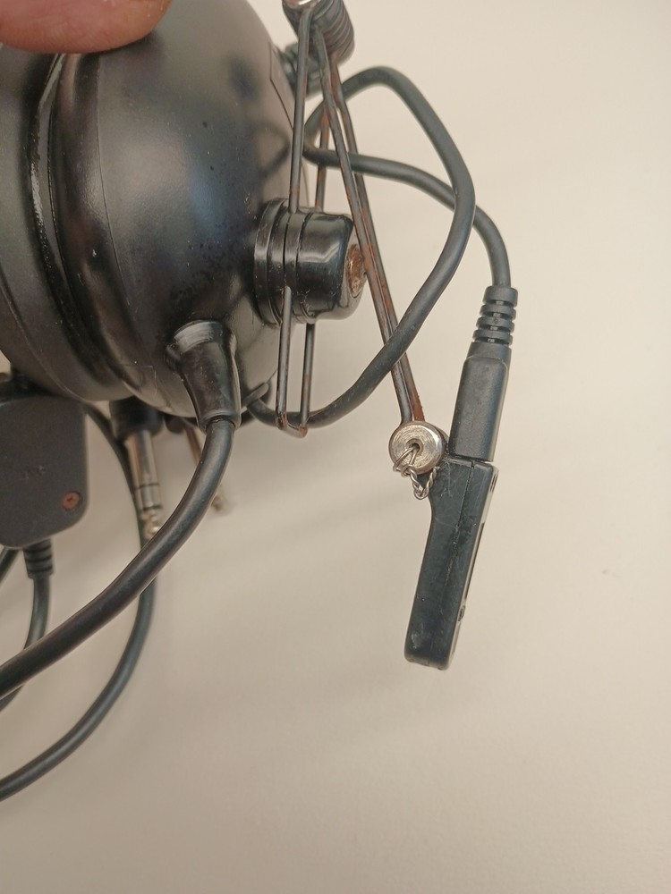 Flightcom aviation headset dual plug