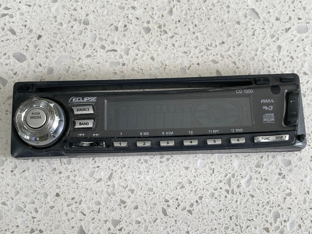 ECLIPSE CD1000 CAR STEREO FACEPLATE ONLY ECLIPSE CD1000 FACEPLATE OEM🟠