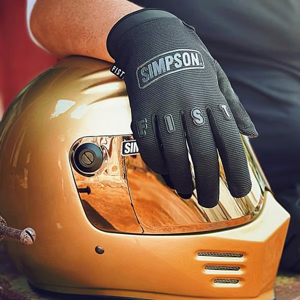 Simpson Motorcycle SFG022X FIST Motorcycle Gloves Nocturn 2XL