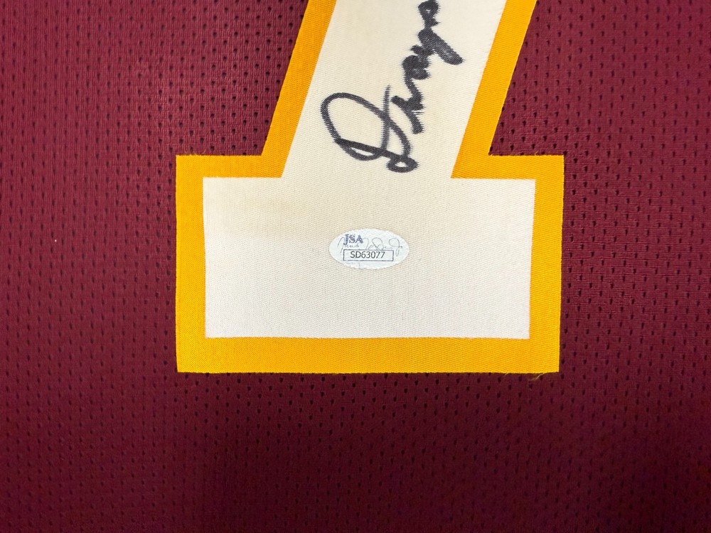 REDSKINS COMMANDERS AUTOGRAPHED SIGNED DWAYNE HASKINS JERSEY JSA AUTHENTICITY