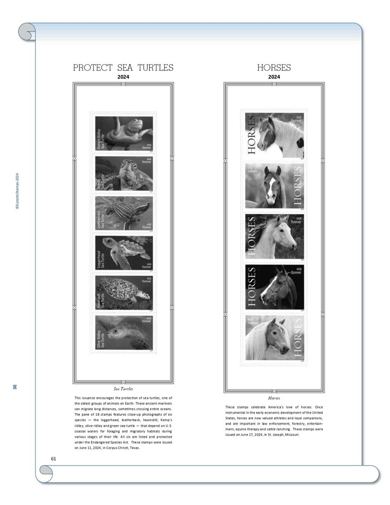 2024 U.S. Commemorative Singles SIMPLIFIED Supplement (White Ace Alternative)