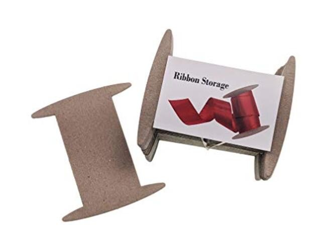 Ribbon Spools (50 spools) - Craft Organizer-Wrapping Paper Storage-Bin Medium