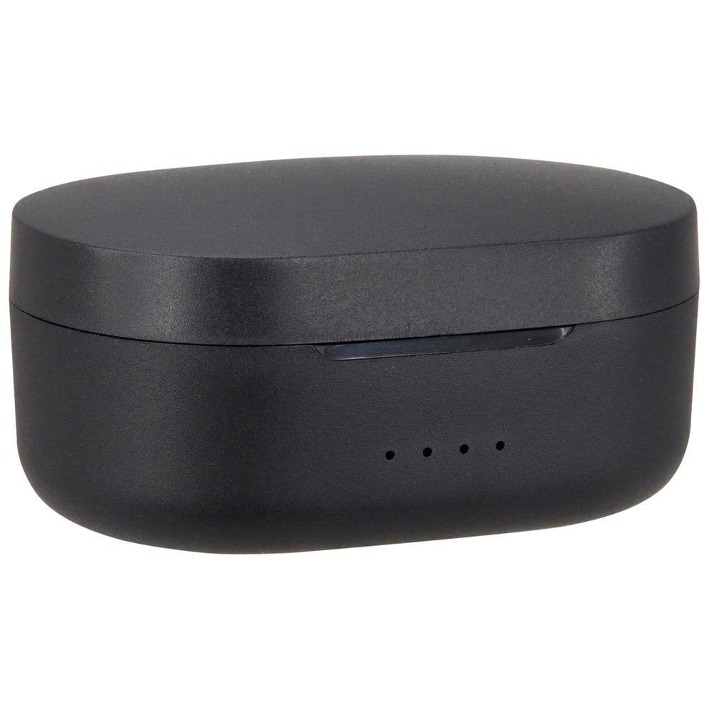 Black Truly Wireless Bluetooth with Rechargeable Case and Quick Charge, Sweatpro