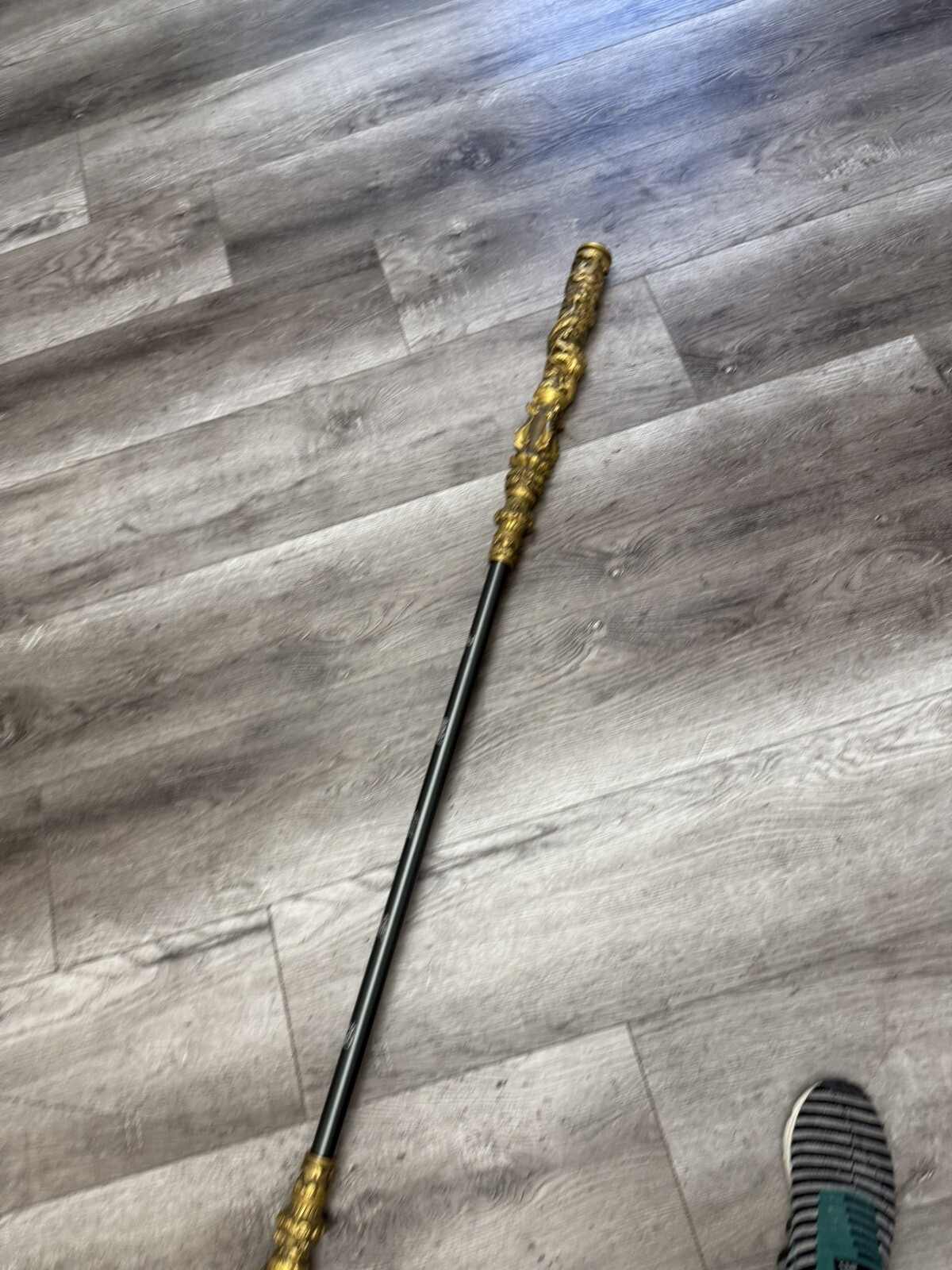 Monkey King Staff 53” Kungfu Gold Metal Wushu Sticks 1:1