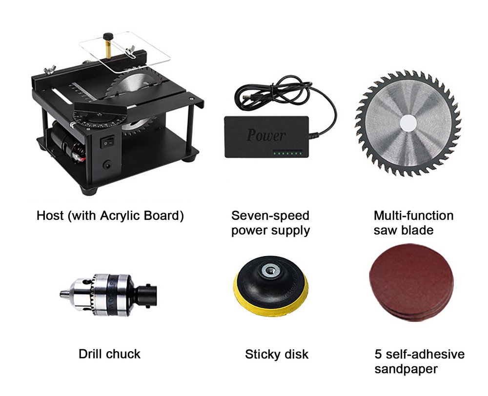 Precision Mini Table Saw Blade Woodworking Multi-Functional Cutting Machine