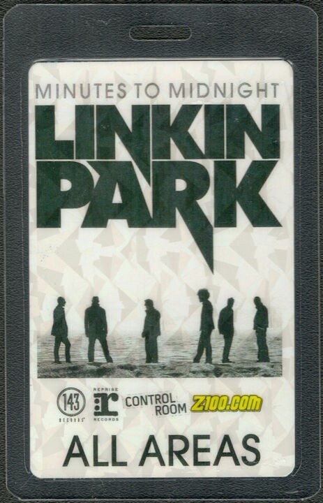 2007 Linkin Park laminated Backstage Pass - Guaranteed 100% Old & Original