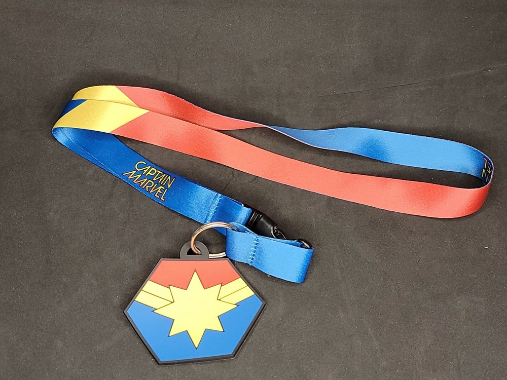 Marvel Loot Crate Comics Captain Marvel Lanyard