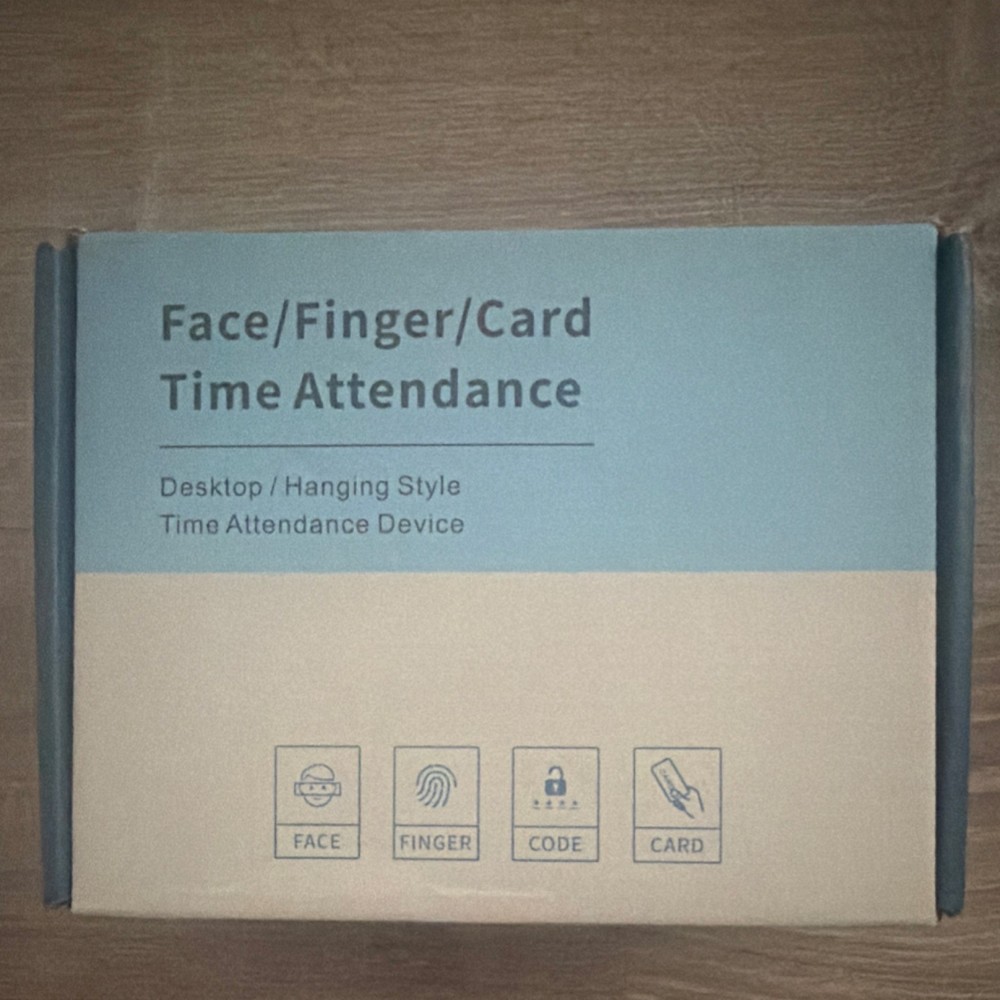 Face/Finger/Card Biometric Time Attendance Clock USB Desktop Hanging Model