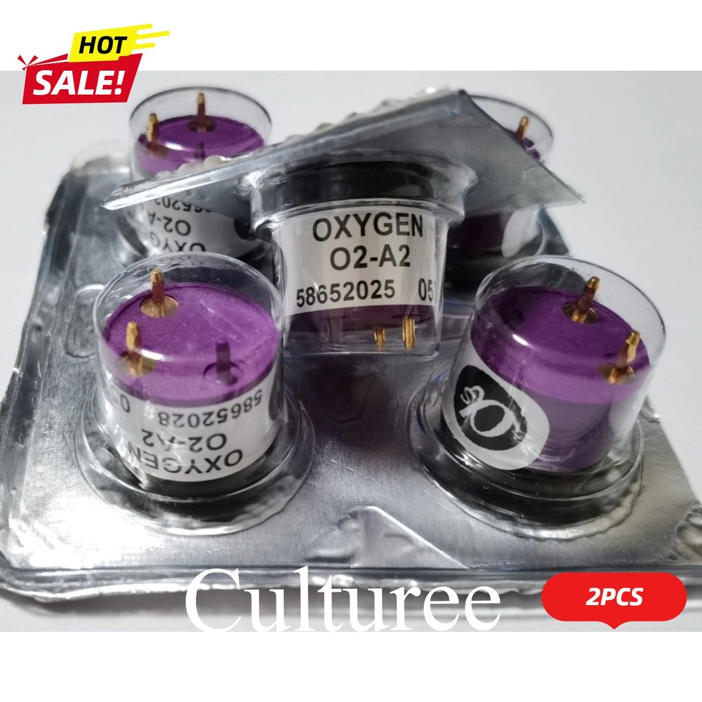 2PCS O2-A2 SEALED ORIGINAL & Brand New Alphasense Oxygen Sensor O2-A2