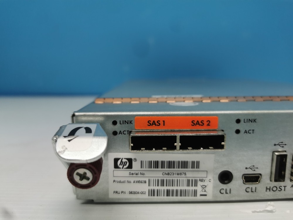 HP StorageWorks P2000 Storage Array Controller Module AW592B 582934-002 Lot 2x