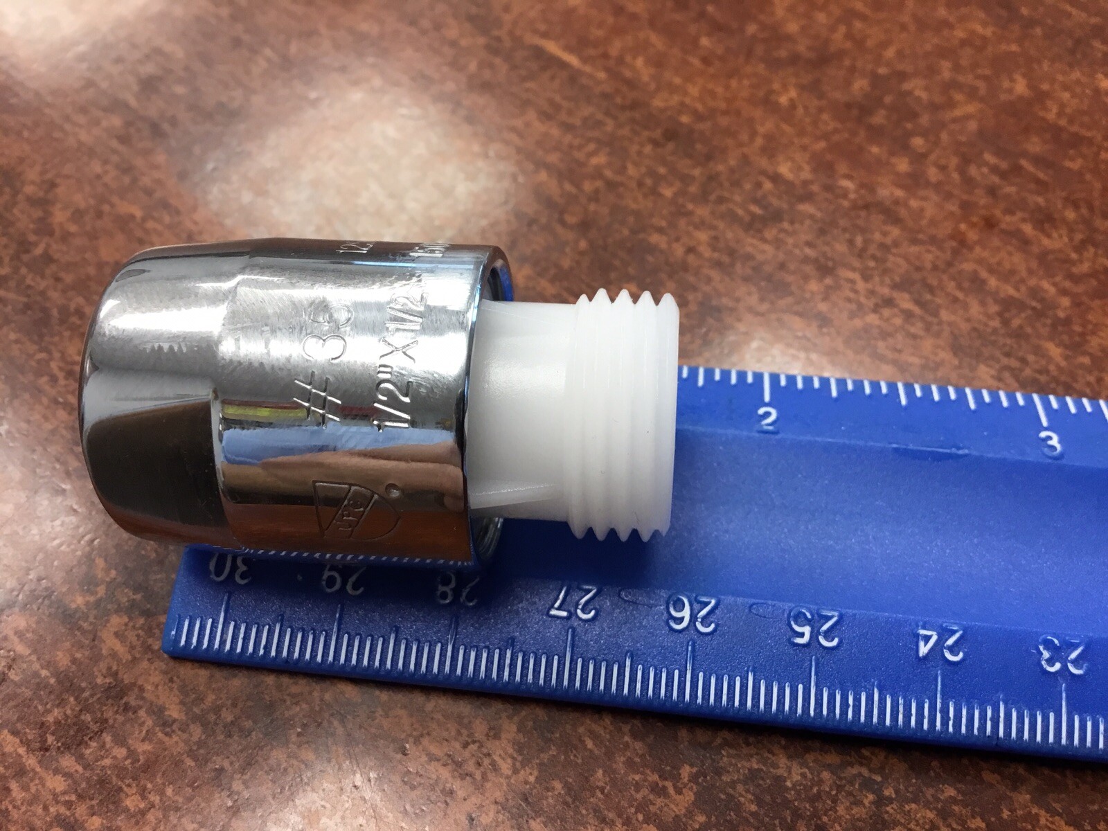 Newport Brass 1/2 Inch Hand Shower Vacuum Breaker Chrome VISENTIN #35 Free Ship