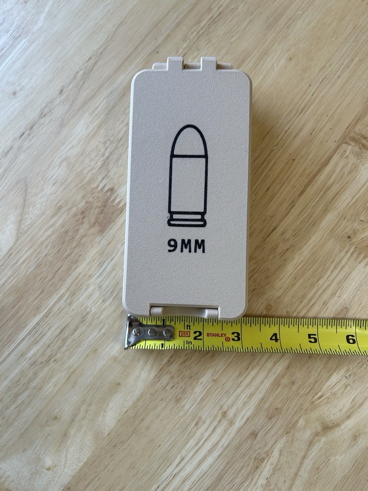 9mm Ammunition Box 50 Rounds Desert Tan