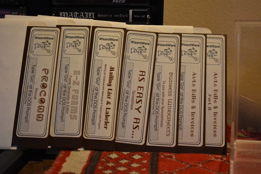 WizardWare Business Pak - 5.25" Floppy Disk Set - DOS