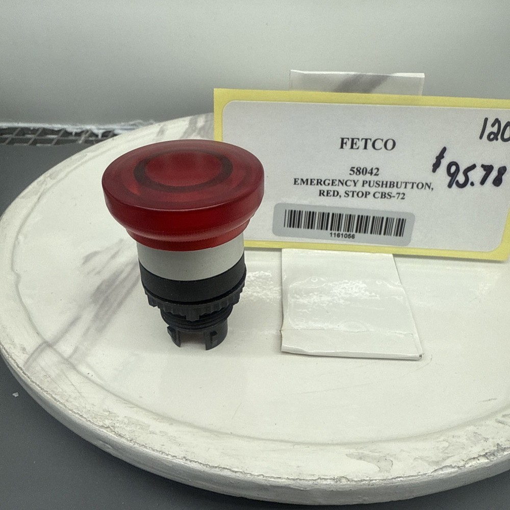 (NEW) Emergency Red Pushbutton Stop CBS-72 Part # 58042