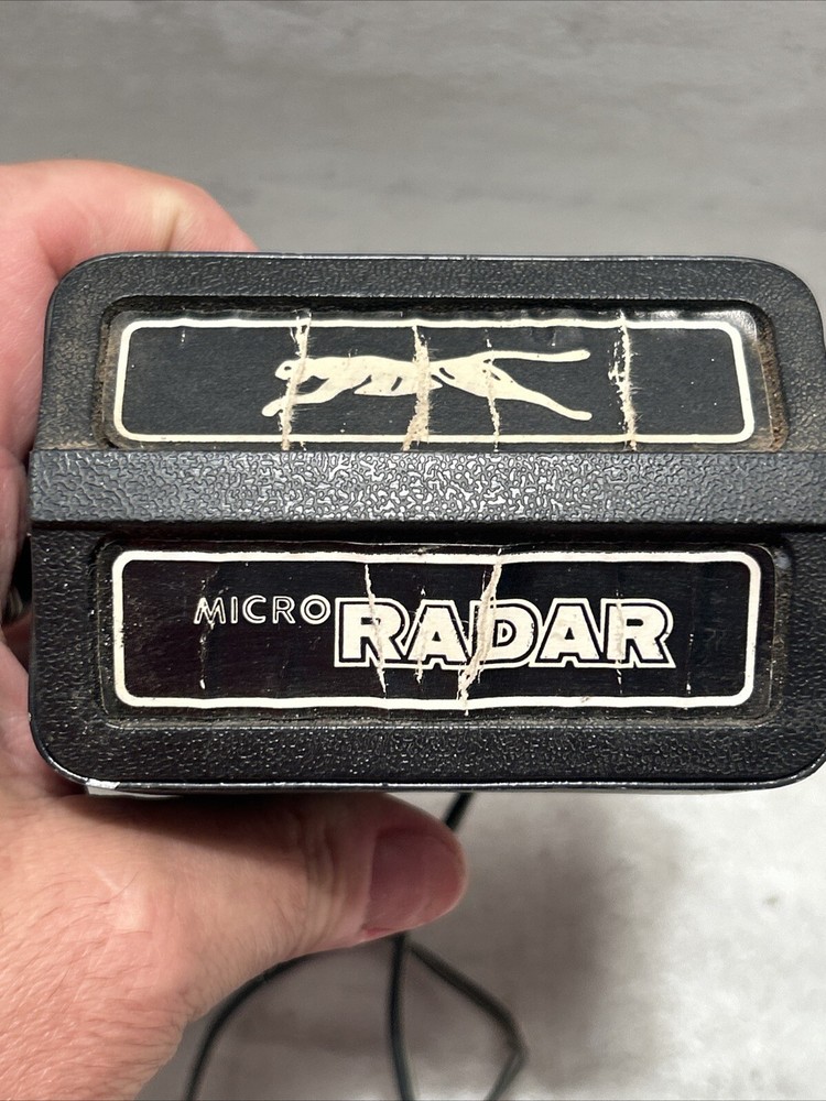 Vintage 1980’s Micro Radar Detector Model 100 Works