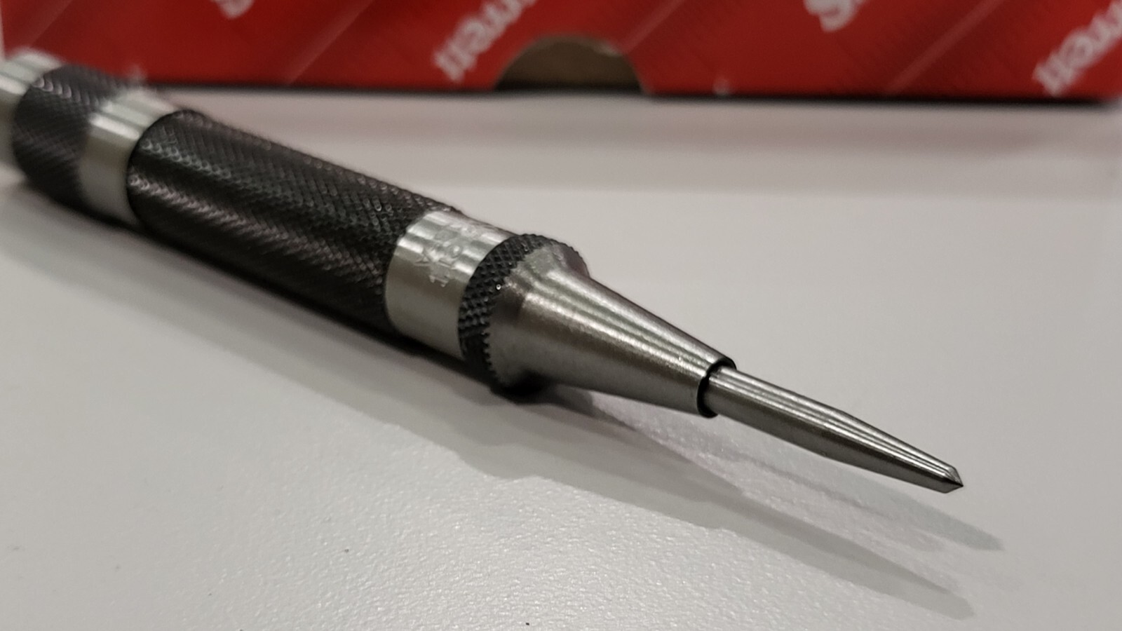 STARRETT 5" AUTOMATIC CENTER PUNCH # 18A - NEW