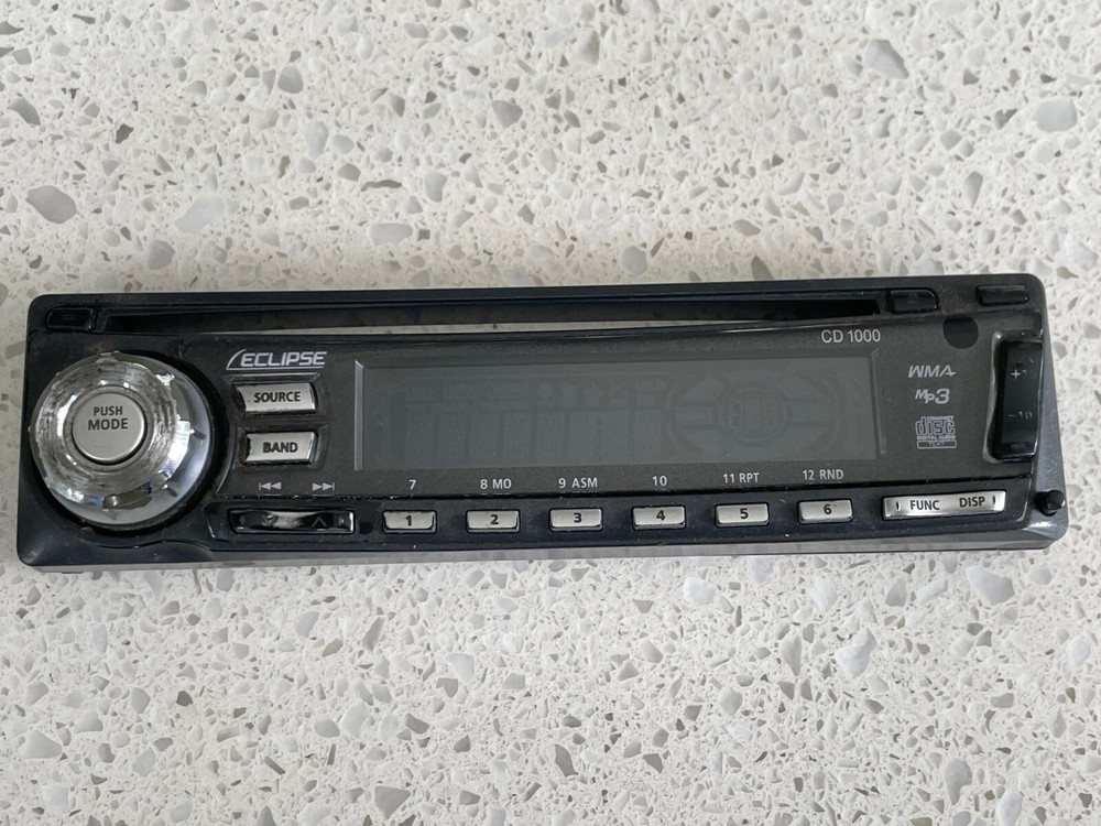 ECLIPSE CD1000 CAR STEREO  FACEPLATE ONLY ECLIPSE CD1000 FACEPLATE OEM🟠