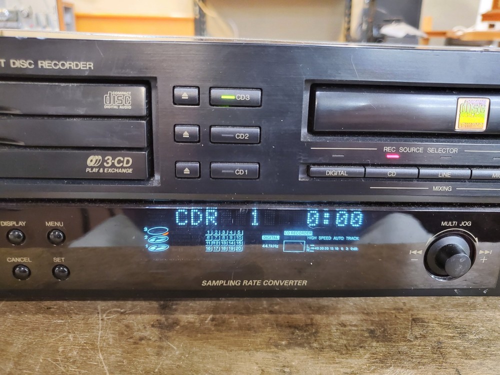 JVC XL-R5000BK CD/CDR Multiple Compact Disc Changer Recorder for Repair